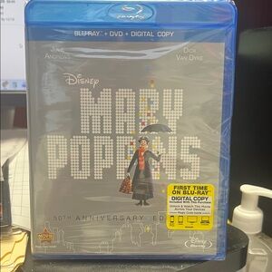 Disney Mary Poppins 50th Anniversary Blu-ray - Blue Case
